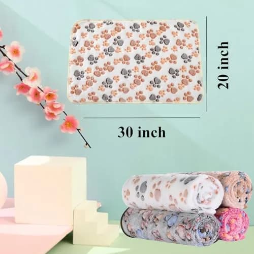 Grddaef Plush Flannel Guinea Pig Blanket 76x51cm (30x20 Inch) 4-Pack | Cozy, Washable, Waterproof Small Animal Bedding thumbnail 7