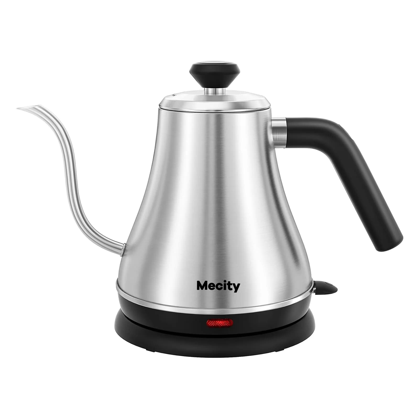 Mecity Gooseneck Electric Kettle 0.8L (27 fl oz) | Precision Pouring for Coffee & Tea — Stainless Steel