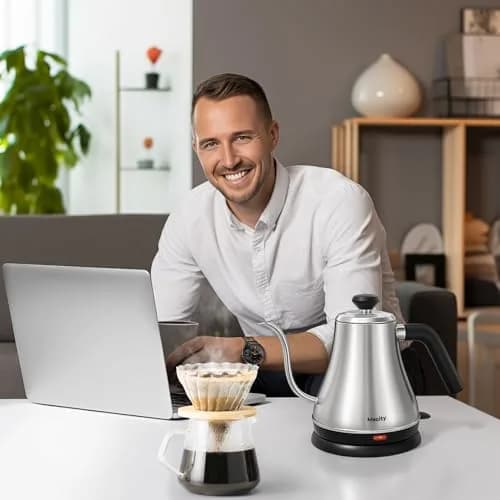 Mecity Gooseneck Electric Kettle 0.8L (27 fl oz) | Precision Pouring for Coffee & Tea thumbnail 8