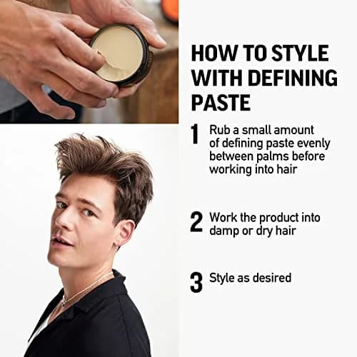AMERICAN CREW Men's Hair Defining Paste (Old Version) 170g (6 Oz) | Medium Hold, Low Shine, Texturizing Hair Gel thumbnail 6