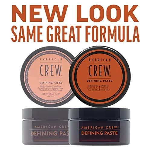 AMERICAN CREW Men's Hair Defining Paste (Old Version) 170g (6 Oz) | Medium Hold, Low Shine, Texturizing Hair Gel thumbnail 3