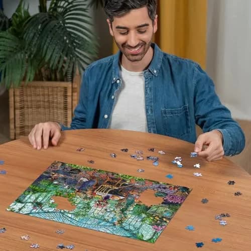 Ravensburger Greenhouse Mornings 500 Piece Jigsaw Puzzle for Adults - Handcrafted Tooling, Made in Germany thumbnail 8