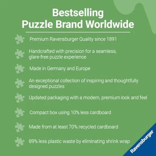 Ravensburger Greenhouse Mornings 500 Piece Jigsaw Puzzle for Adults - Handcrafted Tooling, Made in Germany thumbnail 3