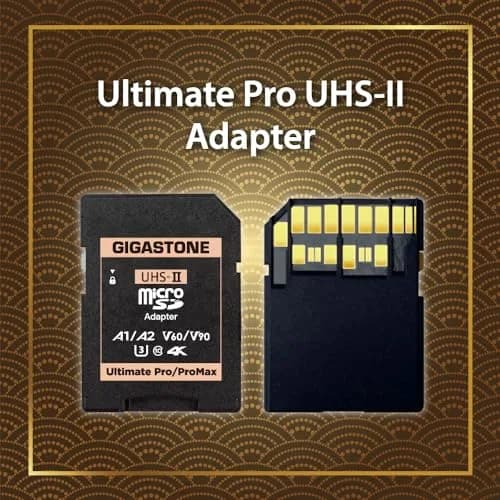 Gigastone UHS-II MicroSD to UHS-II SD Memory Card Adapter, Camera Ultimate UHS-II Adapter | Supports UHS-II Cards thumbnail 2