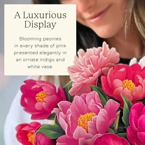 Freshcut Paper Peony Paradise 3D Pop Up Card 30.5cm (12 Inch) Tall | Birthday, Mother's Day, Thank You Gift thumbnail 3