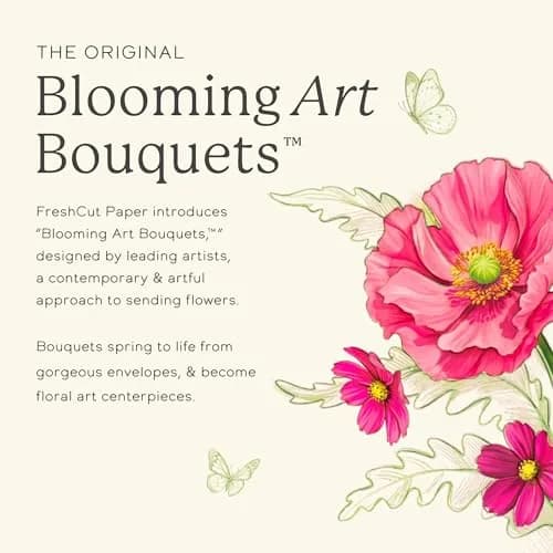 Freshcut Paper Garden Lilacs 3D Pop Up Card 14" x 10.5" | Blooming Art Bouquets thumbnail 7