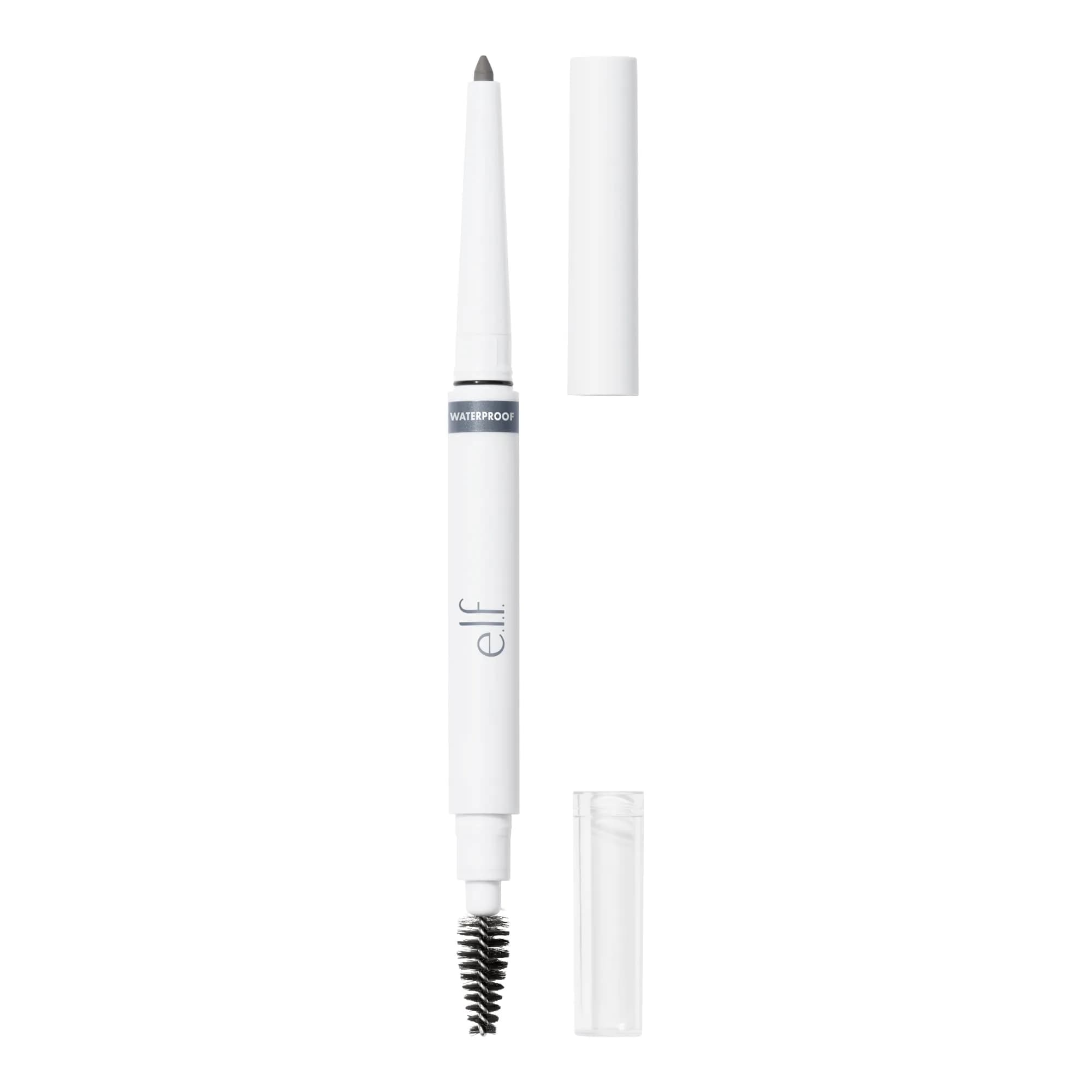 e.l.f. Instant Lift Waterproof Eyebrow Pencil, Grey | Precision Tip & Spoolie for Natural Brows - main product image