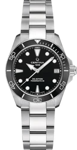 Certina Women's Swiss Automatic Watch 34.5mm | Elegant Stainless Steel Design with 30 ATM Water Resistance thumbnail 1