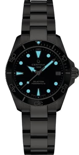 Certina Women's Swiss Automatic Watch 34.5mm | Elegant Stainless Steel Design with 30 ATM Water Resistance thumbnail 3