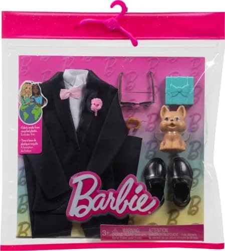 Barbie Wedding Clothing Complete Look Fashion Pack | Complete Outfit & Accessories for Dolls thumbnail 2