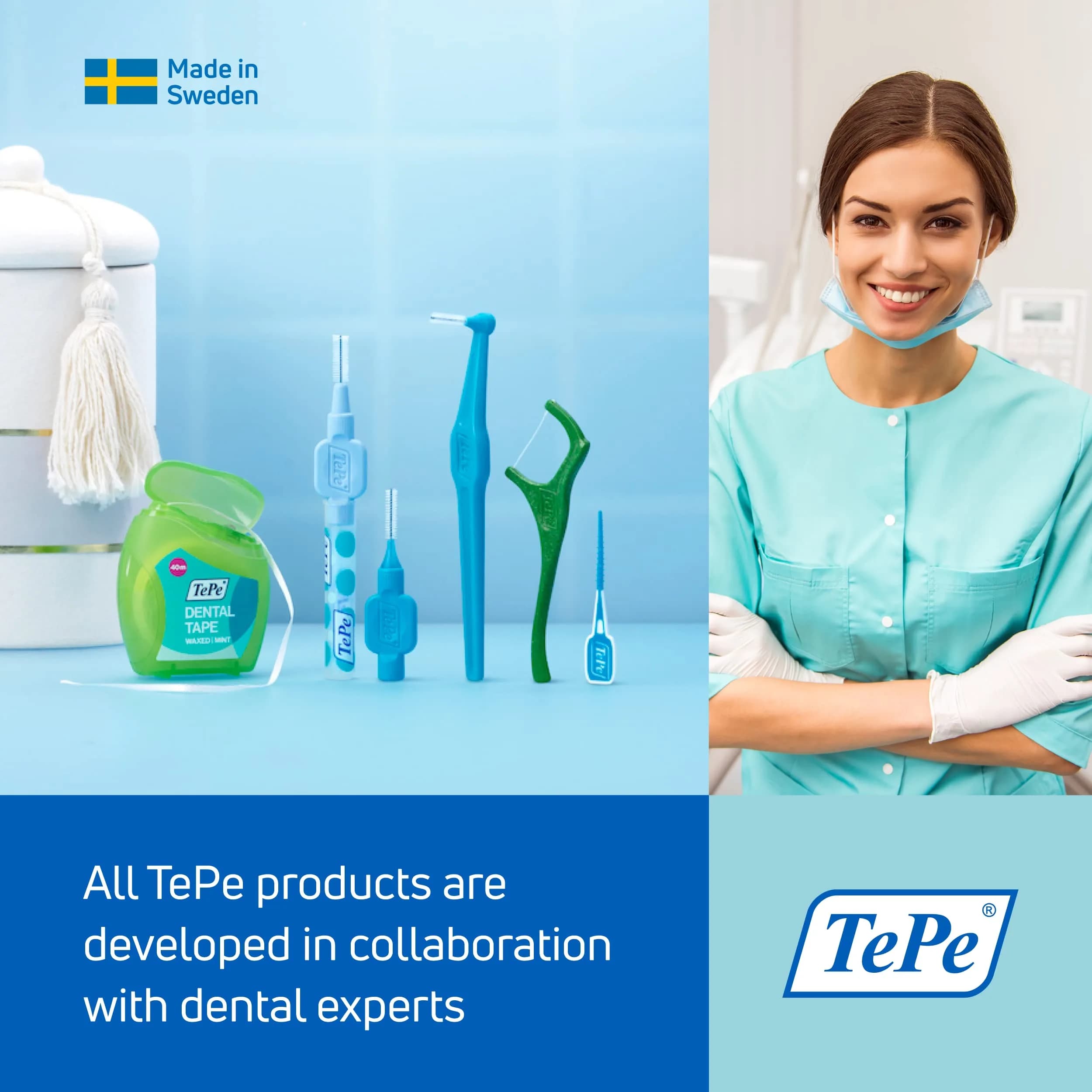 TePe Universal Care Angled Soft-Bristle Toothbrush, Small-Head Orthodontic Toothbrush (Pack of 2, 42x231x20mm) - view 6