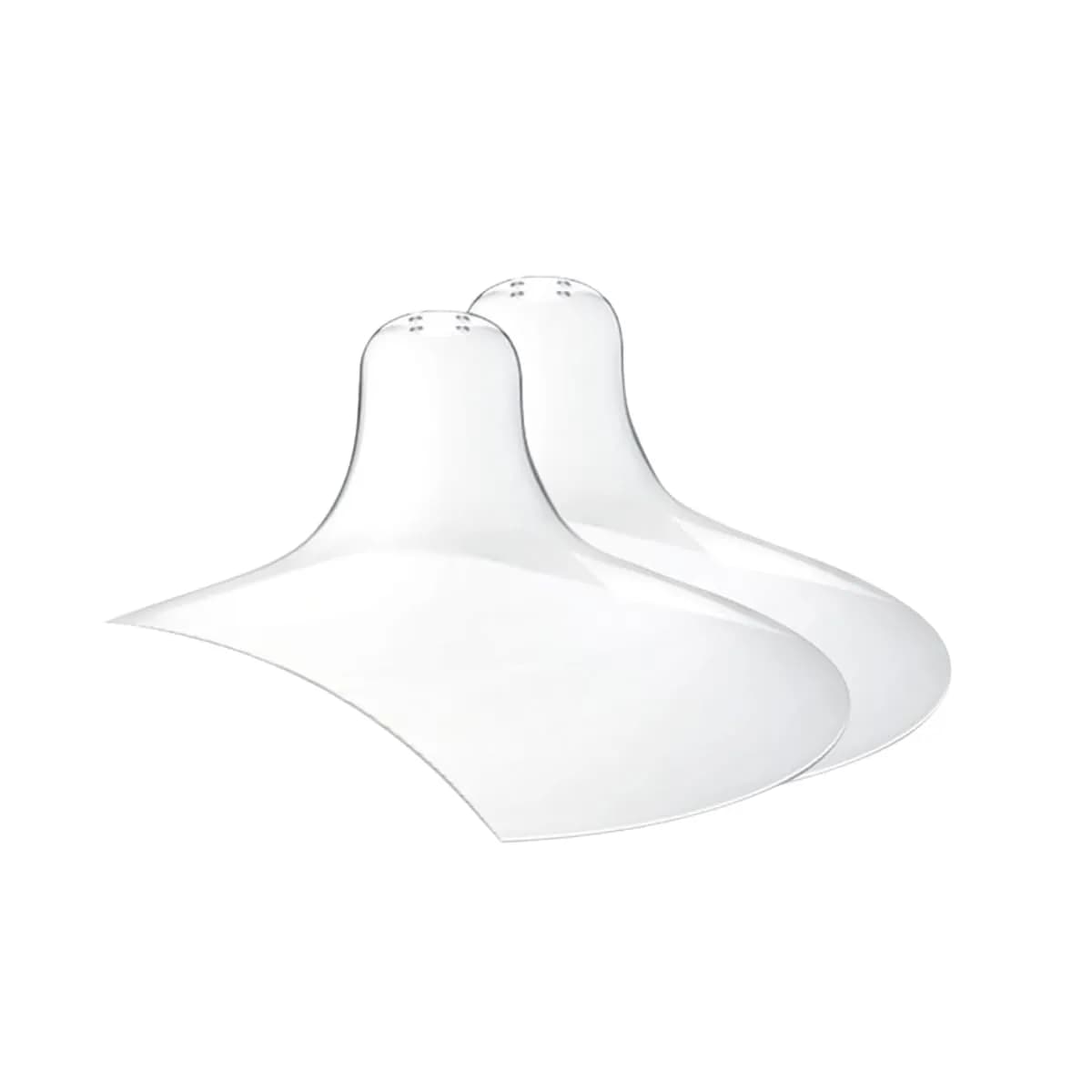 Luxemum Nipple Shields for Breastfeeding 20mm, BPA-Free Silicone Latch Aids (2 Count) - main product image