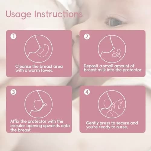 Luxemum Nipple Shields for Breastfeeding 20mm, BPA-Free Silicone Latch Aids (2 Count) thumbnail 8