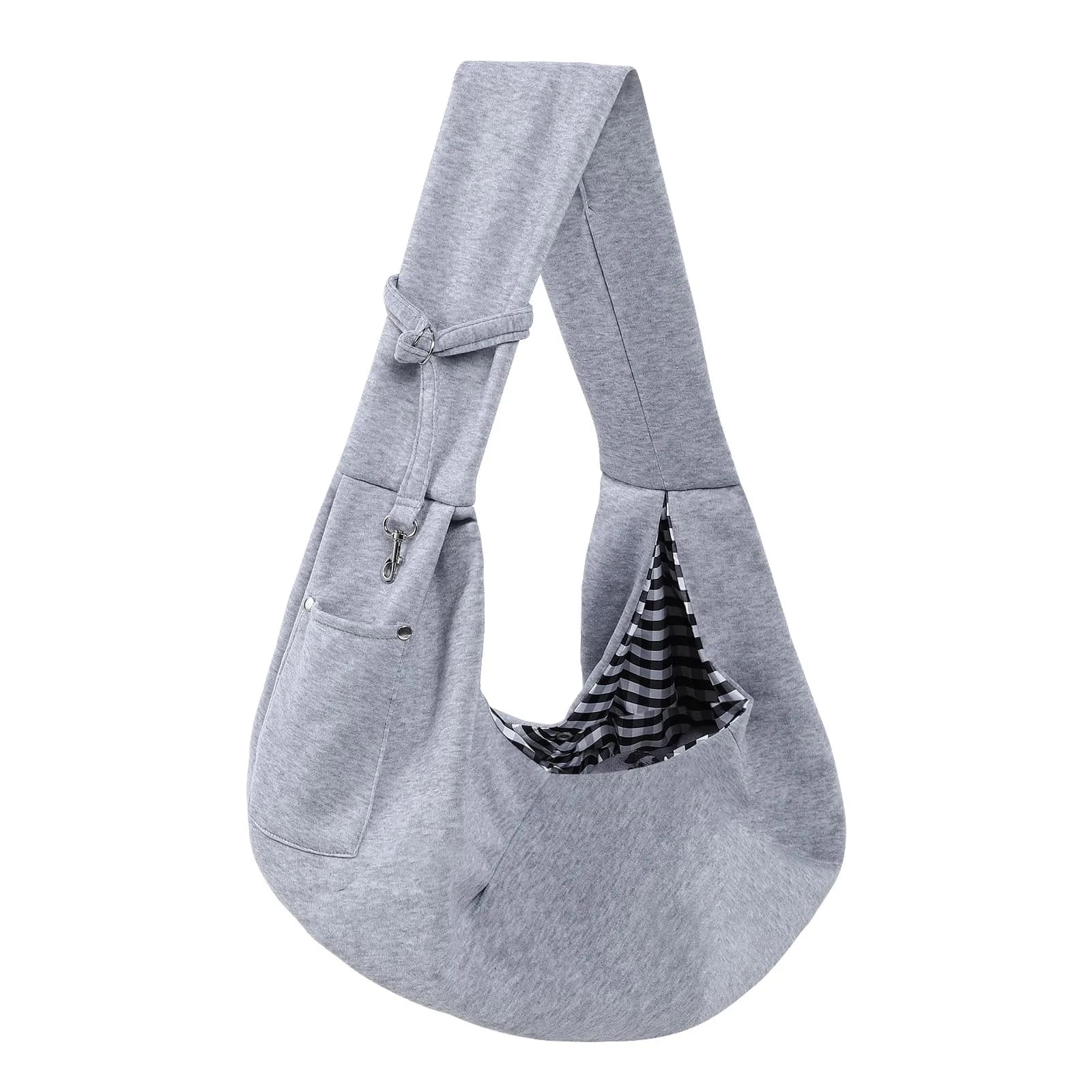 ARZQUT Dog and Cats Carrier Sling, Small Pet Carrier with Storage Pocket | Reversible, Hand-Free, Portable (21x12 inches)