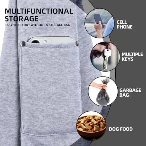 ARZQUT Dog and Cats Carrier Sling, Small Pet Carrier with Storage Pocket | Reversible, Hand-Free, Portable (21x12 inches) thumbnail 3