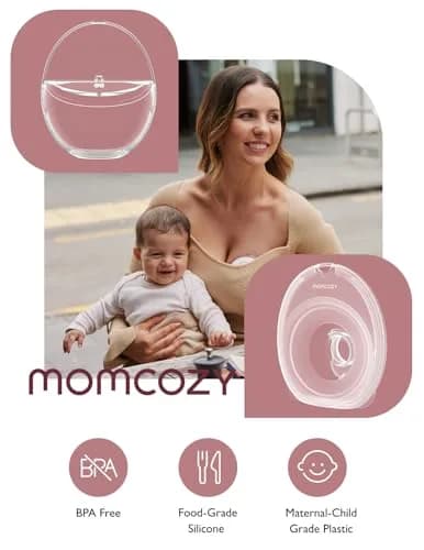 Momcozy M6 Breast Pump Accessories 24mm Flange & Milk Collector | BPA-Free Silicone, Original USA Import thumbnail 4