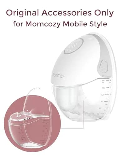 Momcozy M6 Breast Pump Accessories 24mm Flange & Milk Collector | BPA-Free Silicone, Original USA Import thumbnail 3