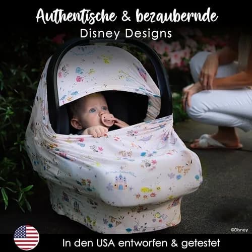 Milk Snob Original Disney 5-in-1 Baby Cover (A Wish Come True) - Multi Use Cover | Rayon Blend thumbnail 6
