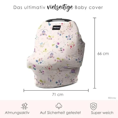 Milk Snob Original Disney 5-in-1 Baby Cover (A Wish Come True) - Multi Use Cover | Rayon Blend thumbnail 7