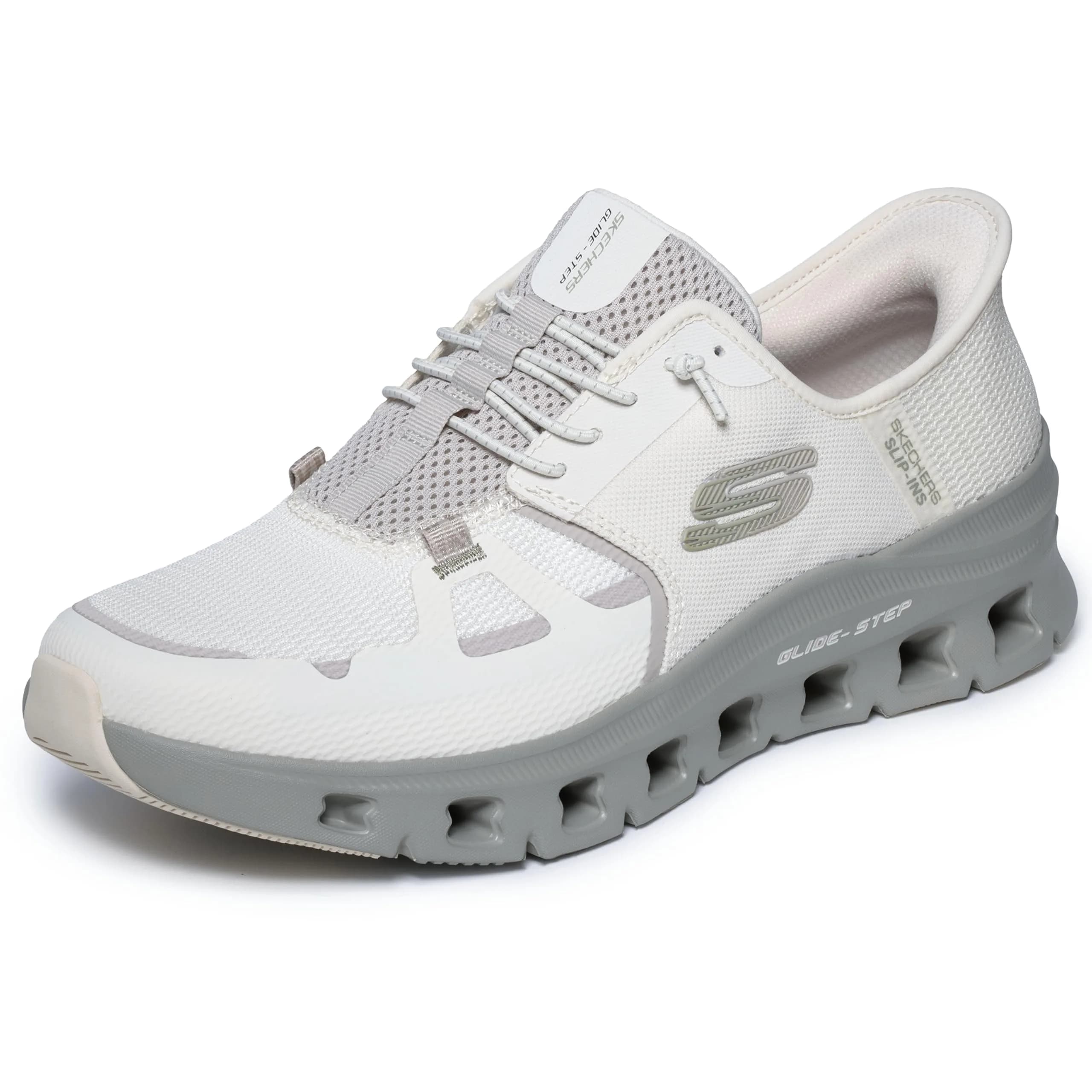 Skechers Men's Glide-Step Pro Slip-in Sneakers 9.5 | Hands-Free Comfort & Style — Natural