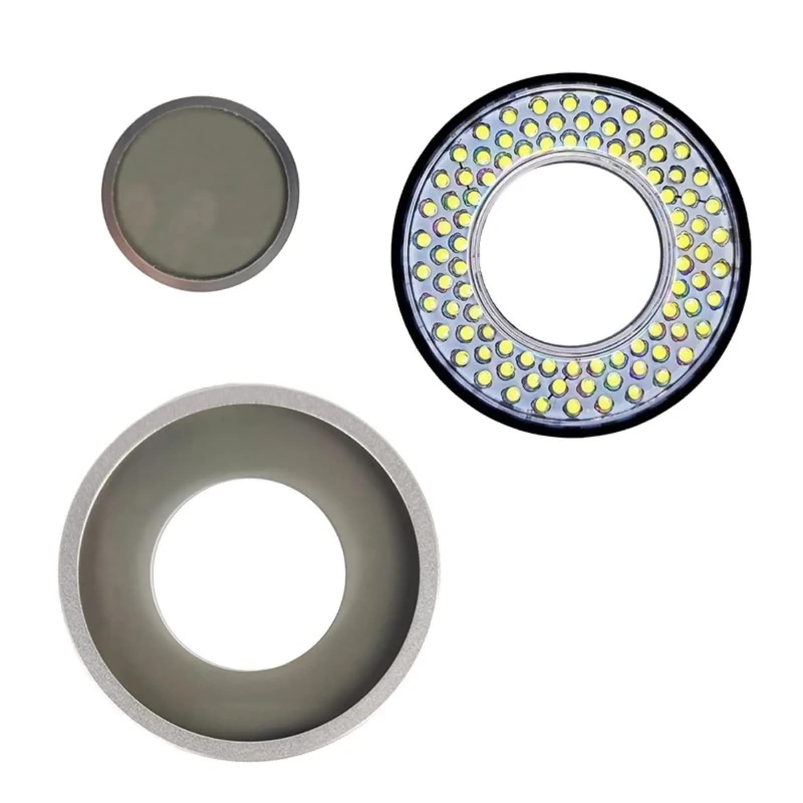 Gringoo Polarized LED Microscope Ring Light 90 LEDs | Anti-Glare Illuminator for Industrial Cameras & Repair Tools - view 8