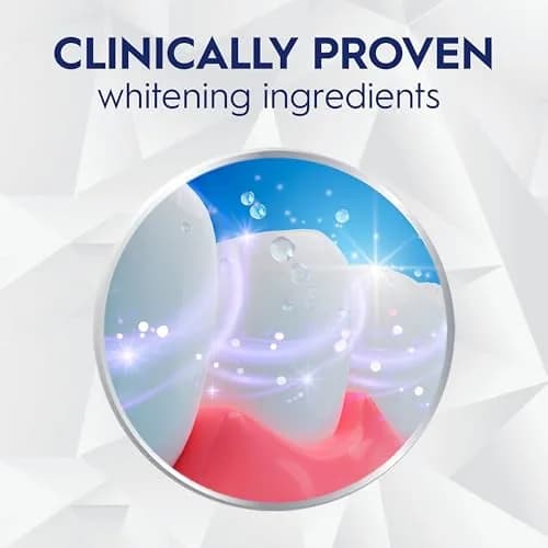 Crest 3D White Brilliance Luminous Purple Teeth Whitening Toothpaste 4.6 oz (130g) Pack of 3 | Fights 100% More Surface Stains thumbnail 4