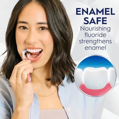 Crest 3D White Brilliance Luminous Purple Teeth Whitening Toothpaste 4.6 oz (130g) Pack of 3 | Fights 100% More Surface Stains thumbnail 6