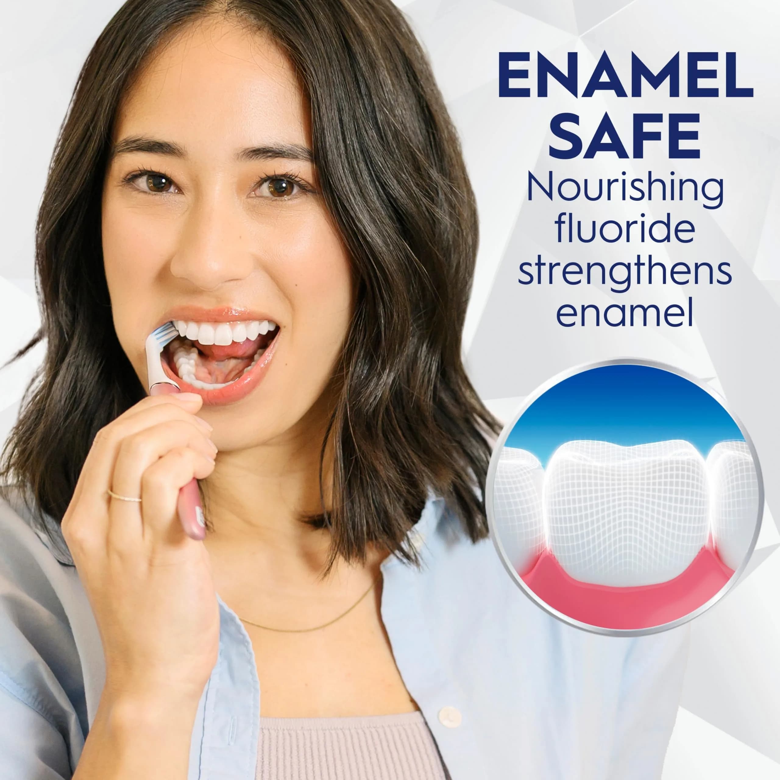 Crest 3D White Brilliance Luminous Purple Teeth Whitening Toothpaste 4.6 oz (130g) Pack of 3 | Fights 100% More Surface Stains - view 6