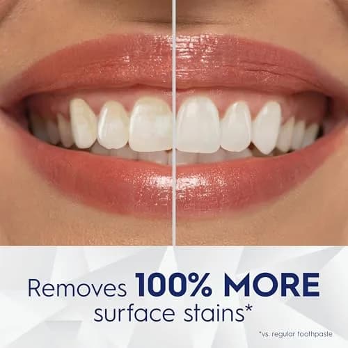 Crest 3D White Brilliance Luminous Purple Teeth Whitening Toothpaste 4.6 oz (130g) Pack of 3 | Fights 100% More Surface Stains thumbnail 3