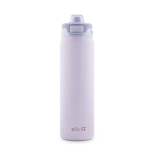 Ello Pop & Fill 650ml (22oz) Stainless Steel Water Bottle with Straw Lid | Aurora thumbnail 1