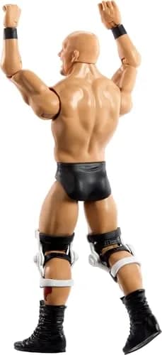 Mattel WWE Action Figure, 6-inch Collectible Stone Cold Steve Austin with 10 Articulation Points & Life-Like Look thumbnail 4