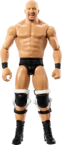 Mattel WWE Action Figure, 6-inch Collectible Stone Cold Steve Austin with 10 Articulation Points & Life-Like Look thumbnail 3
