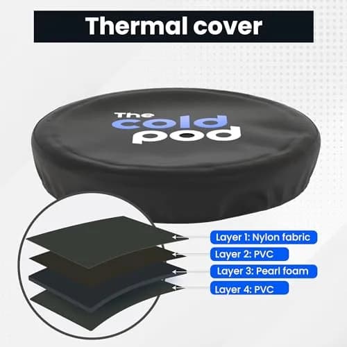 The Cold Pod Ice Bath Tub for Athletes 88 Gallons | Cold Water Recovery Pool with Cover thumbnail 7
