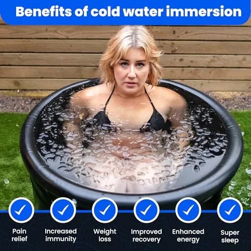 The Cold Pod Ice Bath Tub for Athletes 88 Gallons | Cold Water Recovery Pool with Cover thumbnail 2