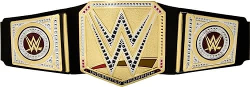 Mattel WWE Undisputed Universal Championship Title Belt Accessory for Kids | 3+ ft Long, Adjustable, Authentic Style thumbnail 1
