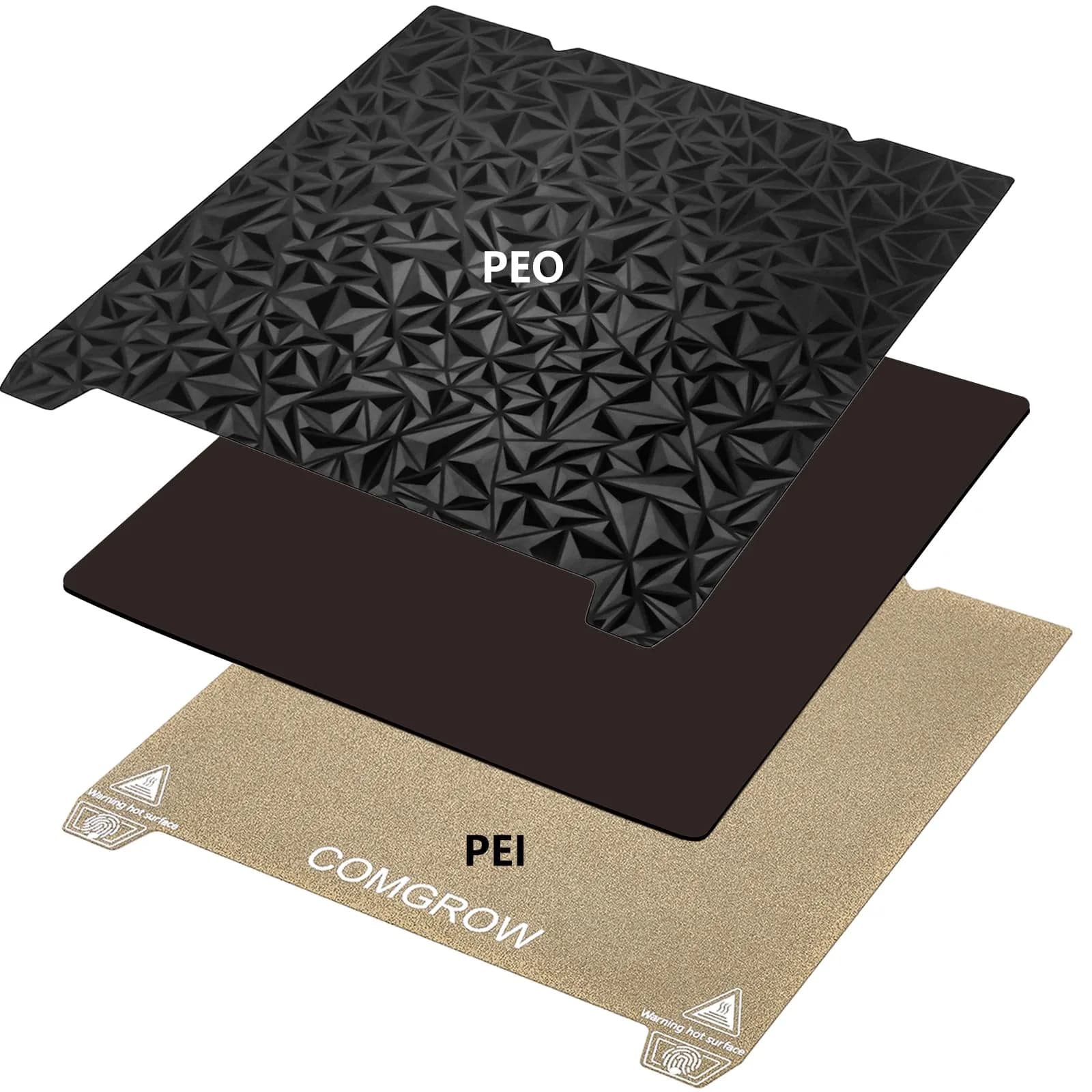 Comgrow Double Sided PEO PEI Spring Steel Sheet 235x235mm | For Ender 3 V3 SE/K1/KE Printers - view 5