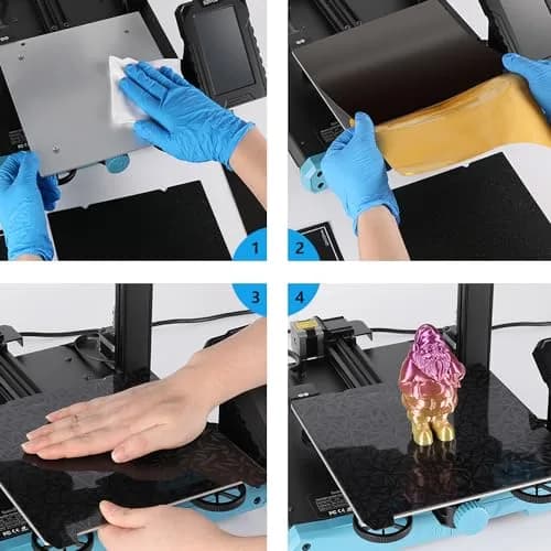 Comgrow Double Sided PEO PEI Spring Steel Sheet 235x235mm | For Ender 3 V3 SE/K1/KE Printers thumbnail 6