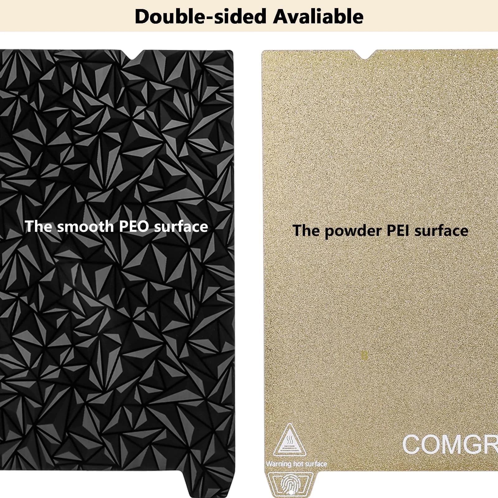 Comgrow Double Sided PEO PEI Spring Steel Sheet 235x235mm | For Ender 3 V3 SE/K1/KE Printers - view 2
