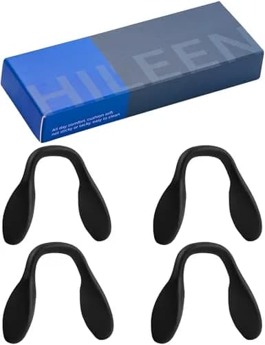 HILEEN Replacement Nose Pads for Oakley Sunglasses 4 Pieces Black | Push-in Mount Silicone thumbnail 6