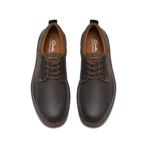 Clarks Eastridge Low Oxford Men’s Shoes 10 Medium US | Durable Leather, Casual Comfort thumbnail 7