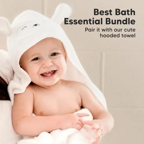 KeaBabies Baby Washcloths 10x10 | Ultra-Soft Bamboo Face & Body Cloths for Newborns & Toddlers thumbnail 9
