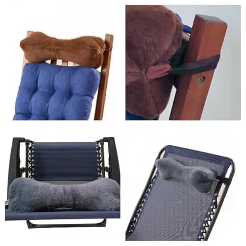 VCOMSOFT Adjustable Bone Shape Head Recliner Pillow 45.72cm (18") | Neck Support for Recliners thumbnail 13