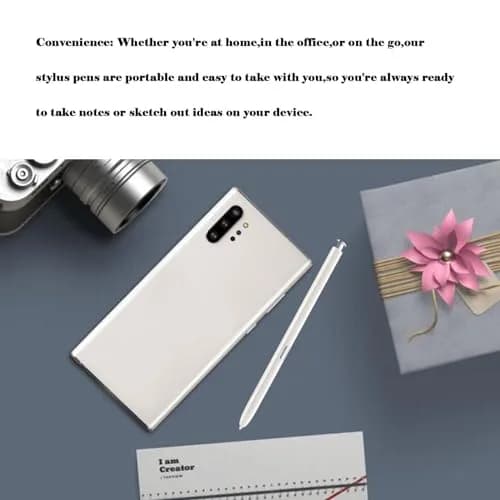 LiXiongBao Replacement S Pen for Samsung Galaxy Note 10 & Note 10+ Stylus (White, 12.7 cm) thumbnail 4
