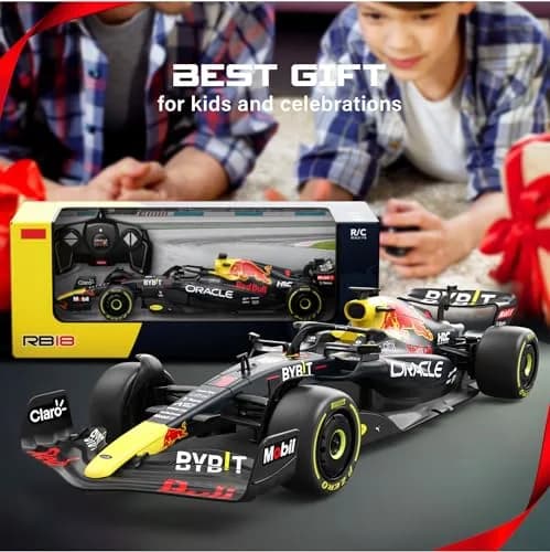 Voltz Toys Red Bull RB18 F1 RC Car 1:18 Scale | Officially Licensed Replica thumbnail 7