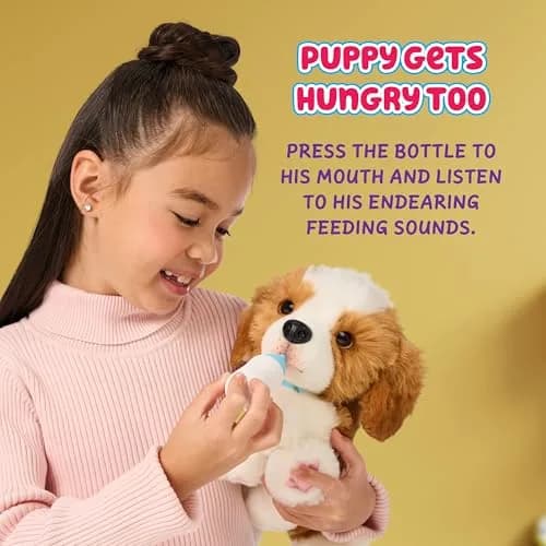 Little Live Pets Patches The Beagle Interactive Plush Dog Toy | Realistic Sounds & 2-in-1 Bed for Kids Ages 5+ thumbnail 4