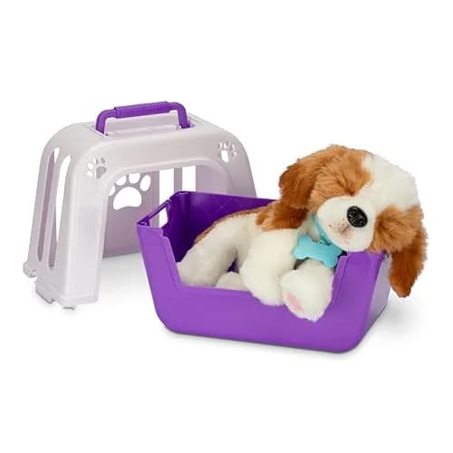 Little Live Pets Patches The Beagle Interactive Plush Dog Toy | Realistic Sounds & 2-in-1 Bed for Kids Ages 5+ - main product image