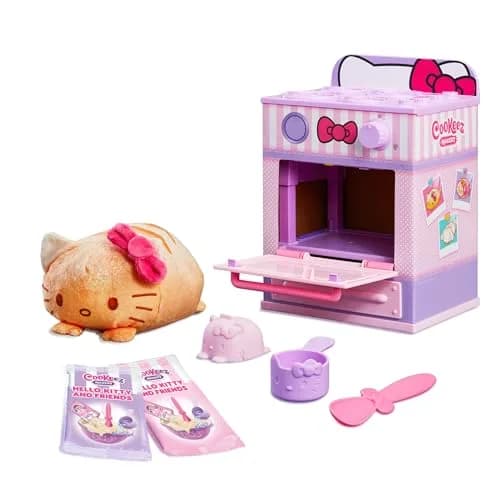 Cookeez Makery Hello Kitty & Friends Oven Playset | Interactive Bake & Reveal Toy with Scented Plush, 3 Characters, 5+ thumbnail 6