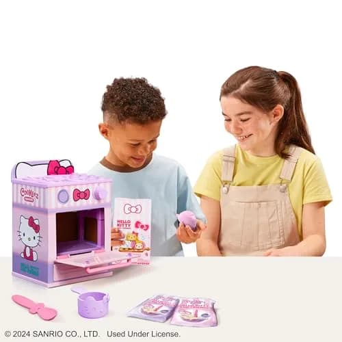 Cookeez Makery Hello Kitty & Friends Oven Playset | Interactive Bake & Reveal Toy with Scented Plush, 3 Characters, 5+ thumbnail 2