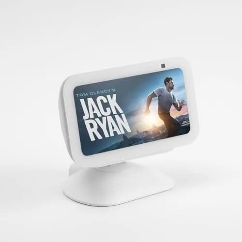 Dianves White Adjustable Stand for Echo Show 5 (3rd Gen) | Multi-Angle Rotation & Anti-Slip Base thumbnail 6