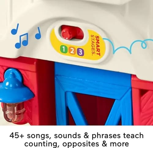 Fisher-Price Little People Caring for Animals Farm Playset | Toddler Farm Toy with Smart Stages (70-120 chars) thumbnail 4